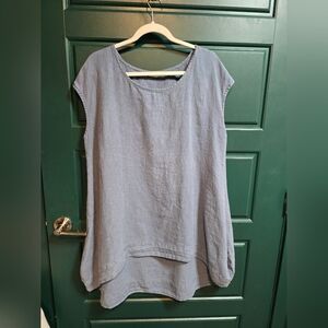 Bryn Walker XL Linen Top Lagenlook Minimal Capsule